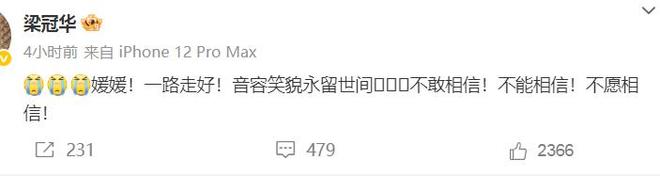 辛柏青悲痛发文赵丽颖等多位明星悼念冰球突破游戏演员朱媛媛患癌去世丈夫(图17)